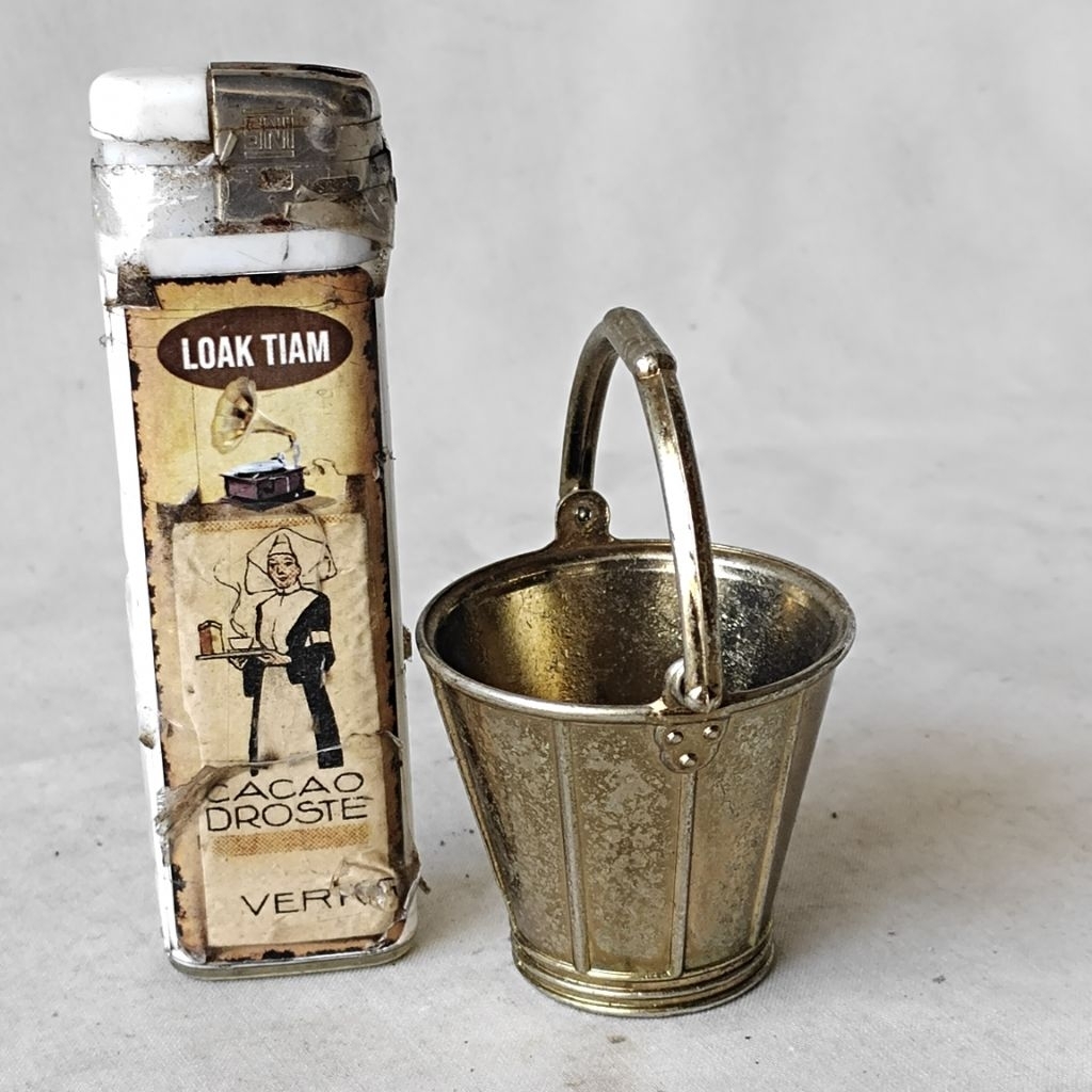 Pajangan Vintage Miniatur Ember made in England