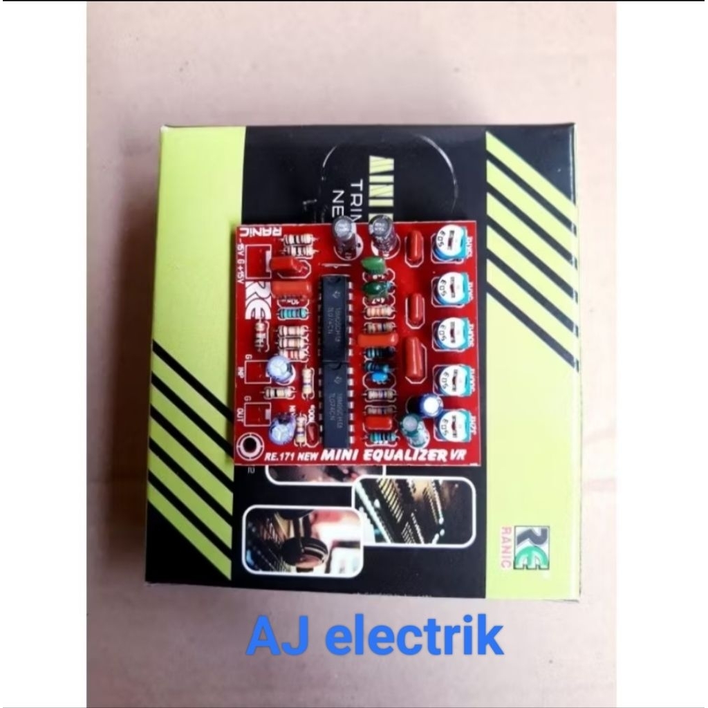 Kit Mini Equalizer 5 Chanel Mono TRIMPOT TL084 NEW