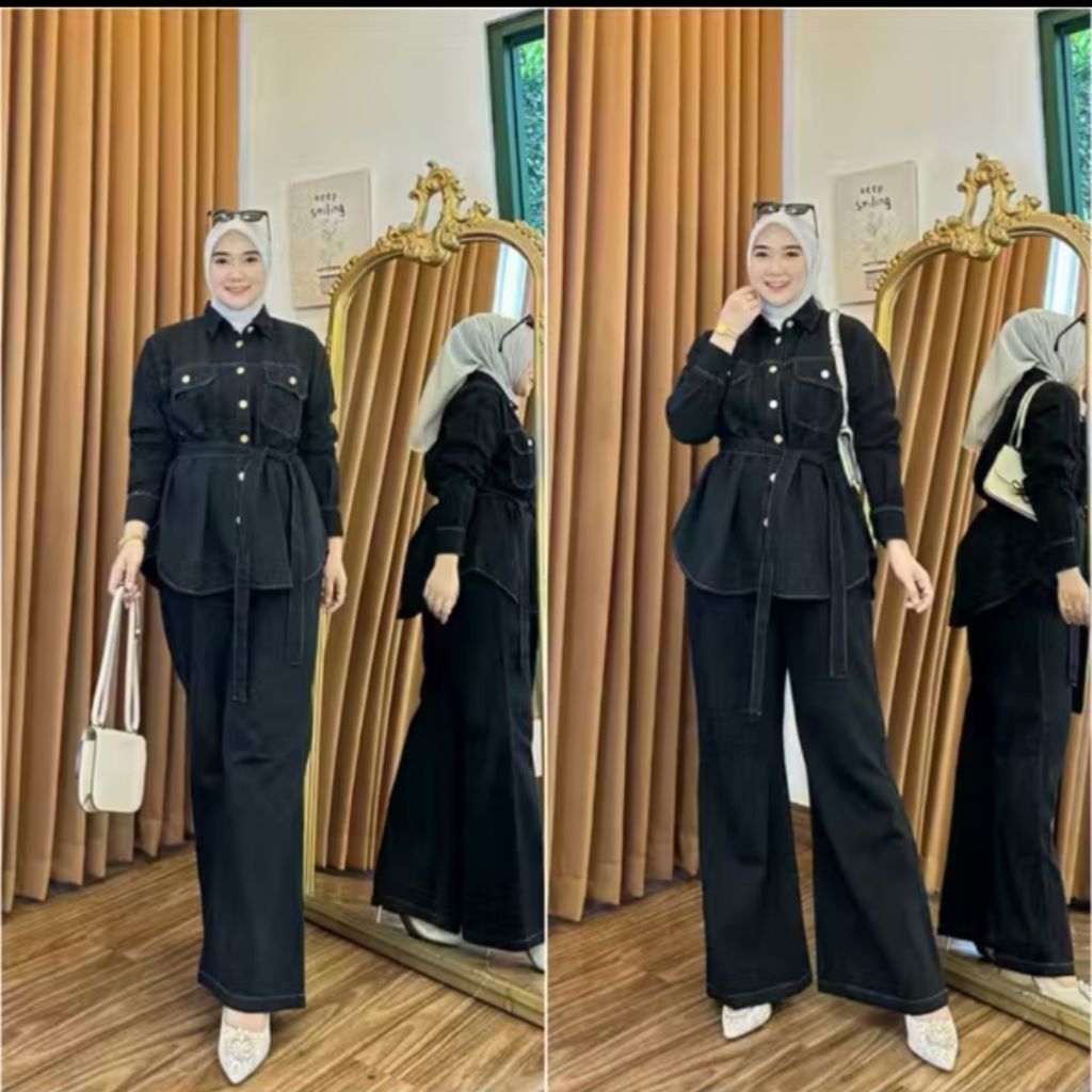 Oneset Viral/Setelan Viral/Setcel Viral/One Set Jeans Viral/Setcel Jumbo/Oneset Jumbo/One Set Jeans 