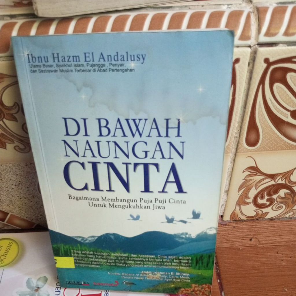 novel DI BAWAH NAUNGAN CINTA -Ibnu Hazm El Andalusy