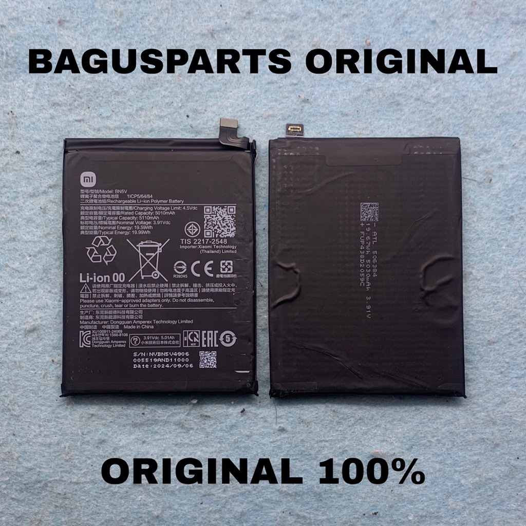 BATERAI BATTERY BATRE BN5V XIAOMI REDMI NOTE 14 PRO 5G / POCO X7 / POCOPHONE X7 ORIGINAL COPOTAN