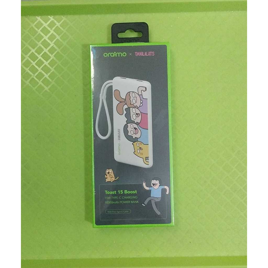 POWERBANK ORAIMO  X TAHI LALATS TOAST 15 BOOST OPB1101 FAST CHARGING