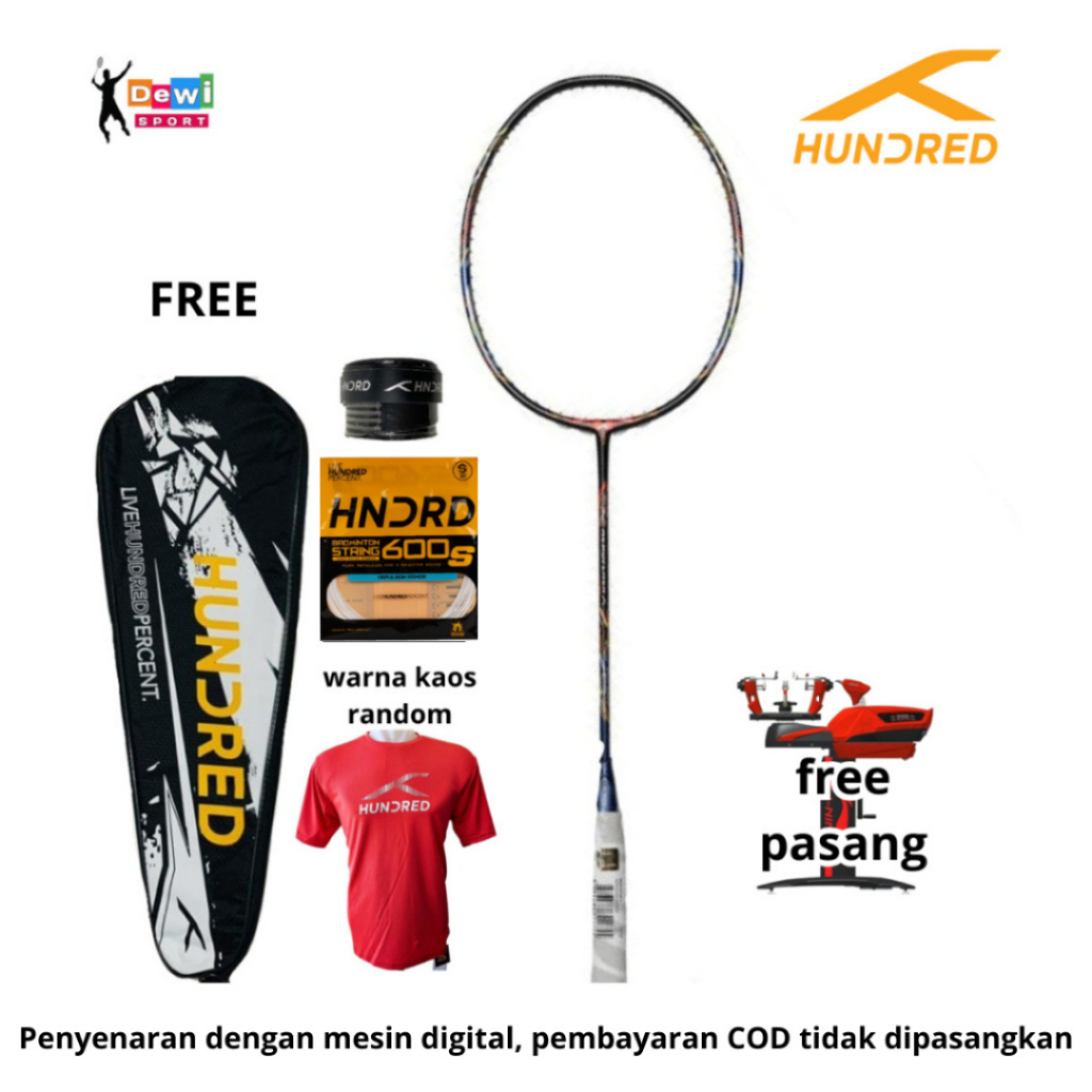 Raket Badminton HUNDRED ATOMIC AIR 77