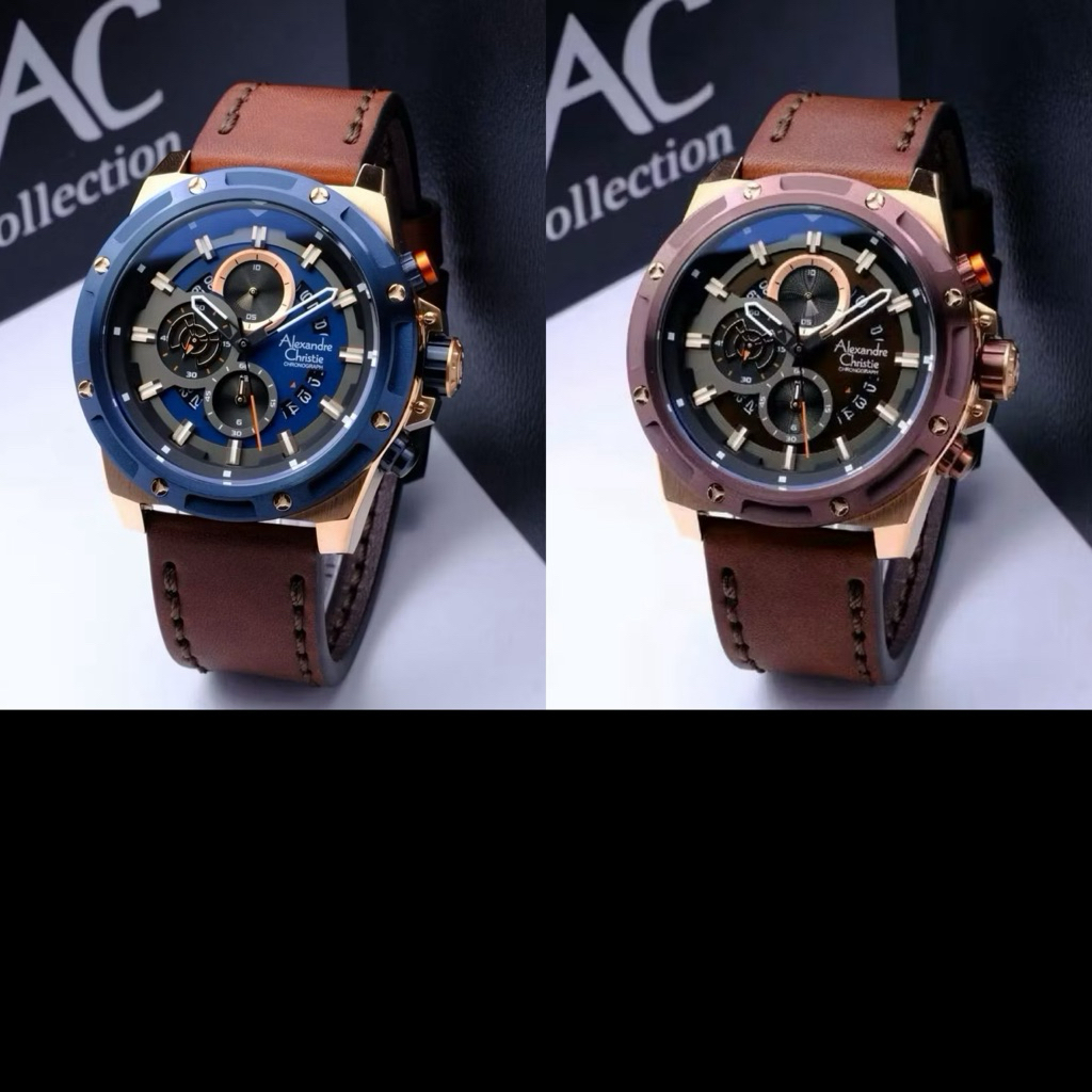 Jam Tangan Pria Alexandre Christie 6506 AC6506 Original Garansi Resmi
