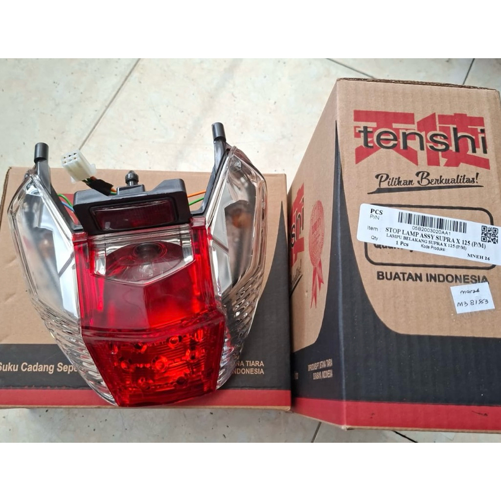 Lampu Belakang Supra X 125 / Lampu Stoplamp assy Supra X 125