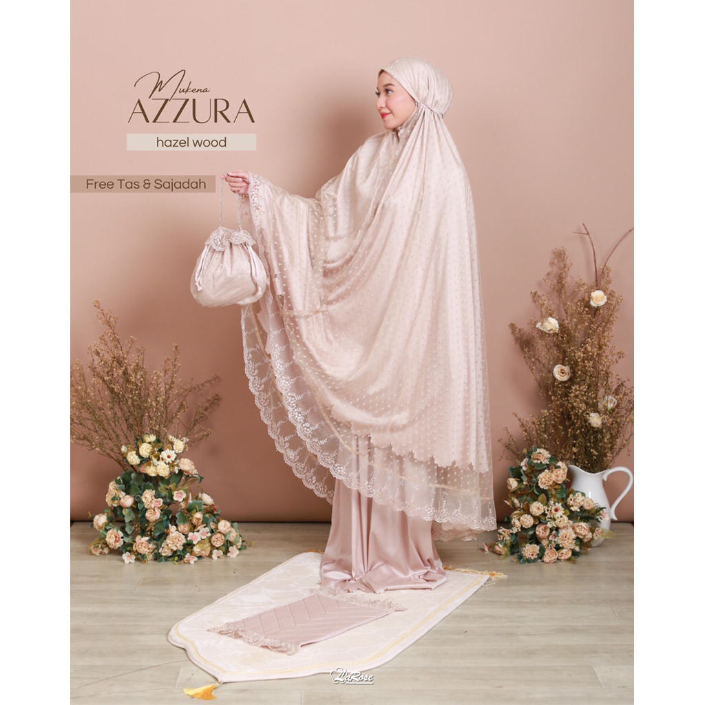 Larose moslem - mukena silk premium