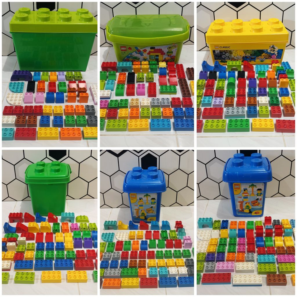 Lego duplo original curah plus box