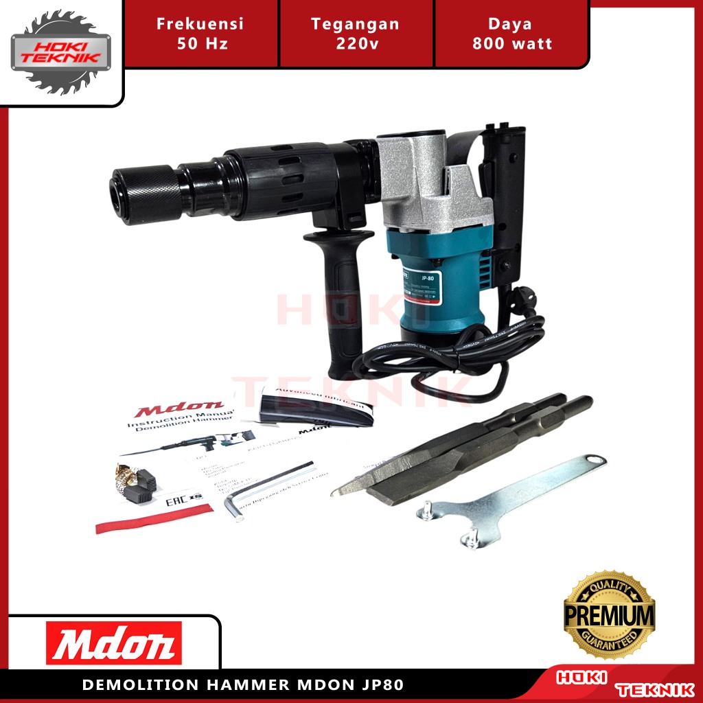 Mesin Bobok Beton MDON JP80 Demolition Hammer Jack Hammer