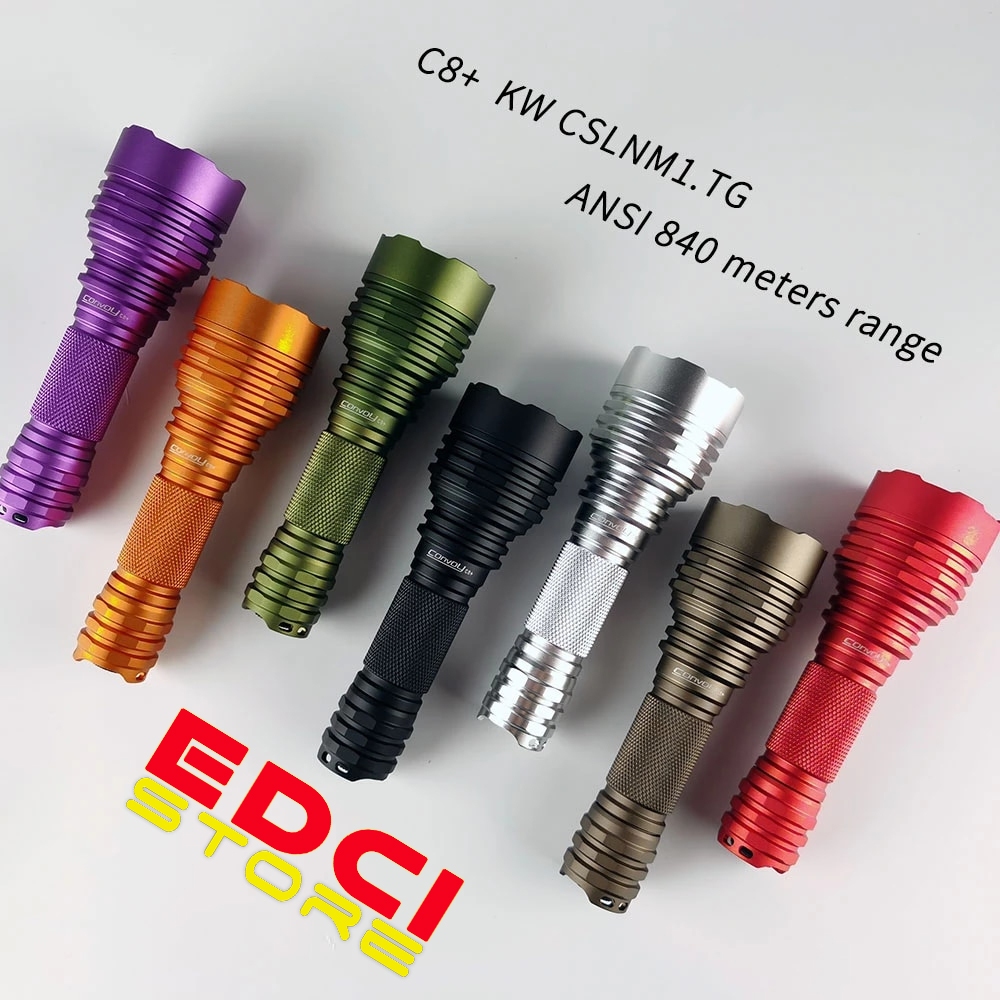 Convoy C8+ with Osram KW.CSLNM1.TG 1100 Lumen 748 Meter BUCK DRIVER