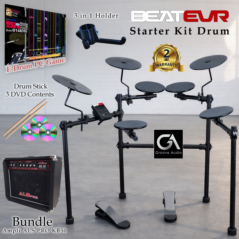 Drum Eletrik Beatevr Starter Kit Drum / Beat EVR Electric Drum /  ElectricDrum / DrumElektrik