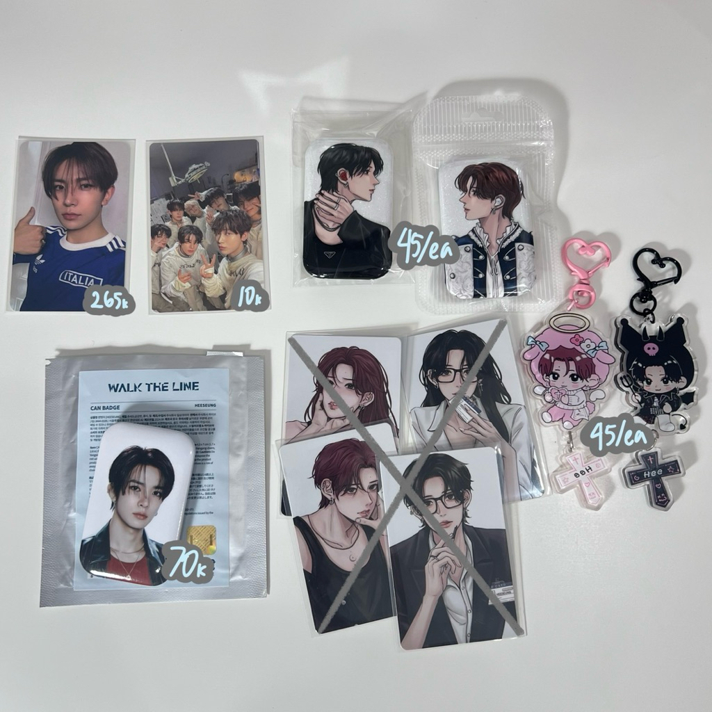 enhypen heeseung italia can badge walk the line fanmade heeseung pin badge keychain album only desir