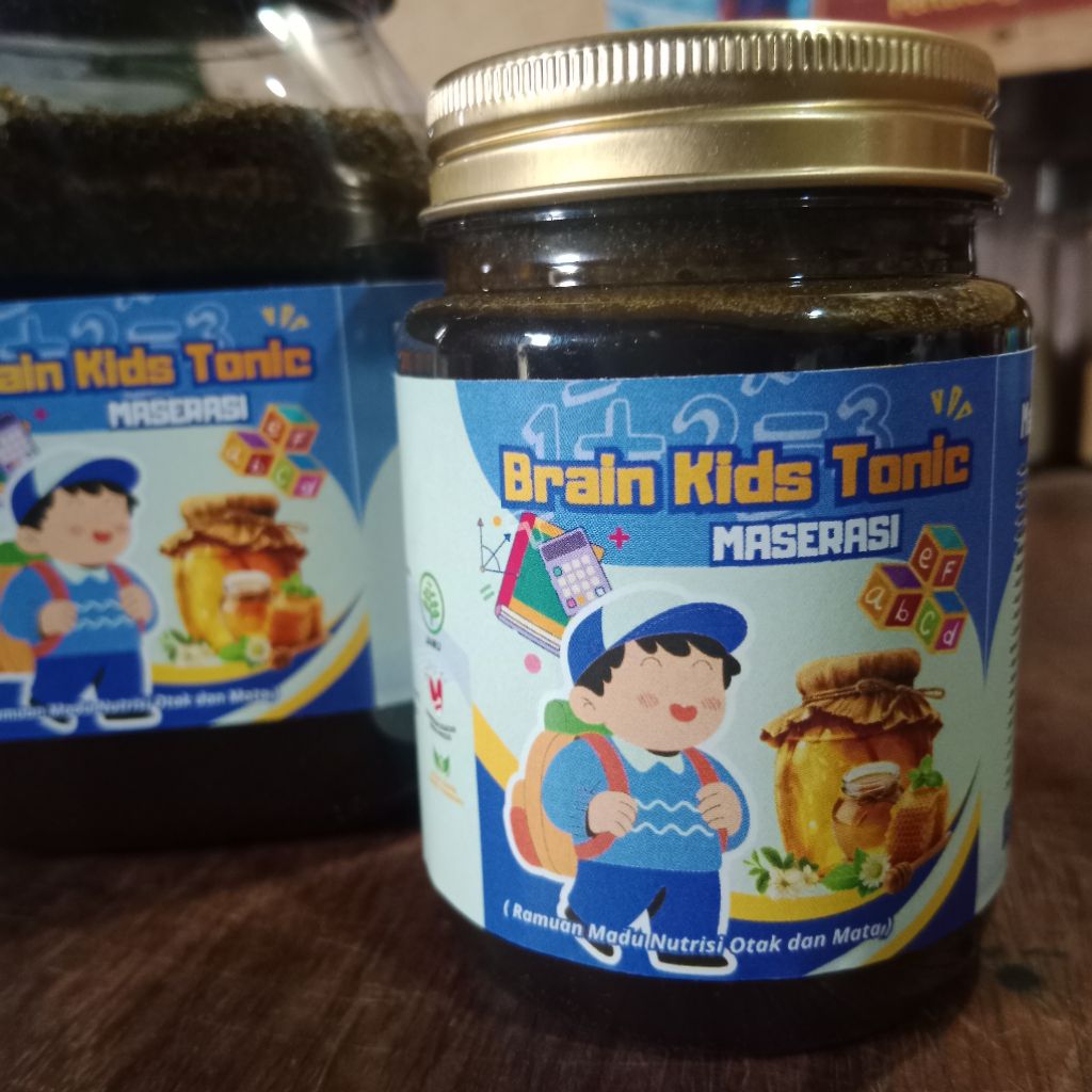 BRAIN kids TONIC MASERASI - MADU OTAK ANAK, MADU MATA, TUMBUH KEMBANG ANAK