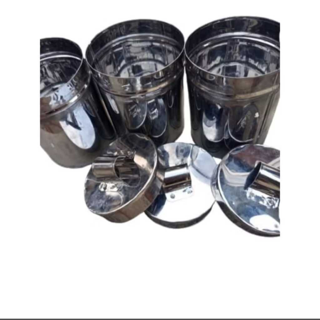 KALENG TOPLES STAINLESS | 1KG UNTUK WADAH TOPING MARTABAK