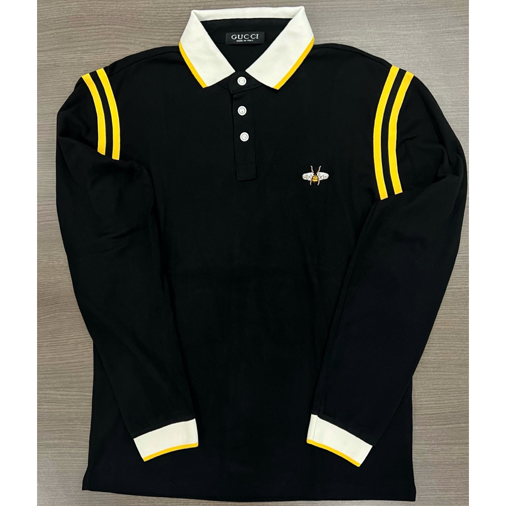 Polo shirt lengan panjang GUCCI