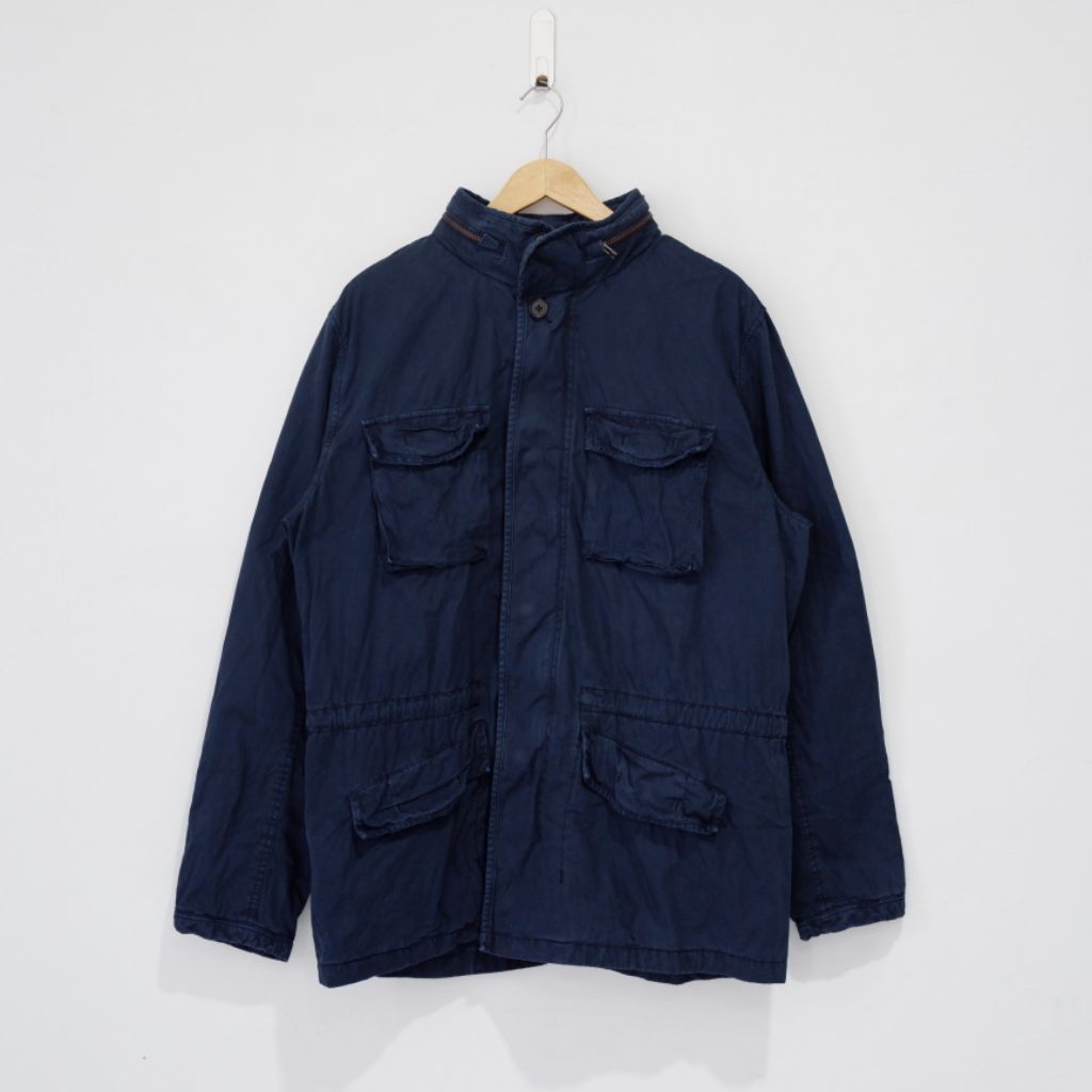 brandeddeals Men Fatigue Military Utility Field Hooded Jacket gap