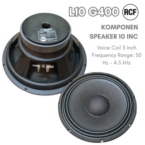 Komponen Speaker RCF L10-G400 3inch Original