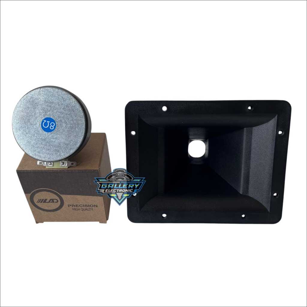 Paket Corong Horn Twiter 15x19 PVC + Driver Tweeter LAD LD 2543 Original