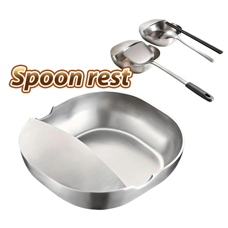 1PC Sendok Stainless Steel Rak peralatan makan yang berdiri sendiri Jagalah kebersihan dan kerapihan