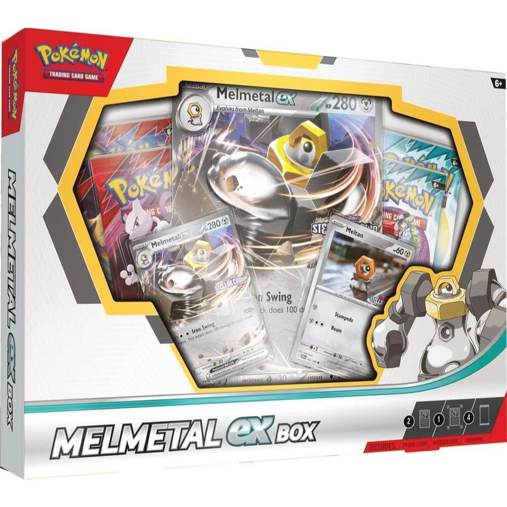 Pokemon TCG: Melmetal ex Box - 4 Packs, Promos
