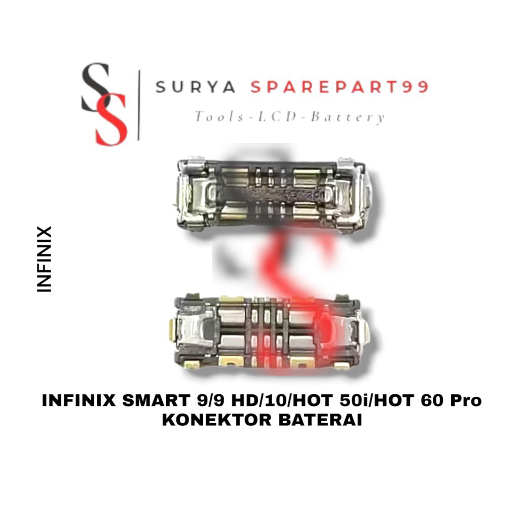 KONEKTOR BATERAI INFINIX SMART 9 ORIGINAL