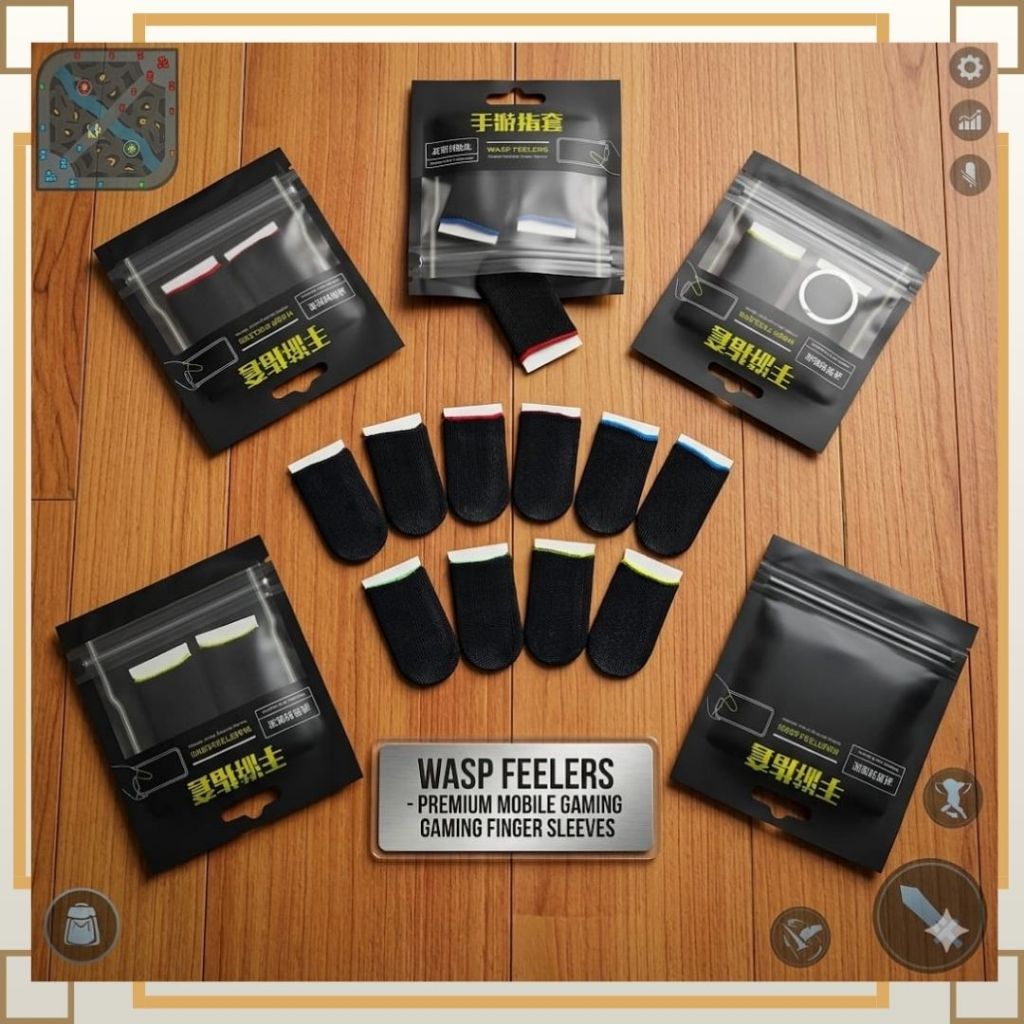 SARUNG JARI GAME PUBG CODM LOKI Sarung Jempol Handphone anti basah PUBG CODM ML Sarung Jempol Game