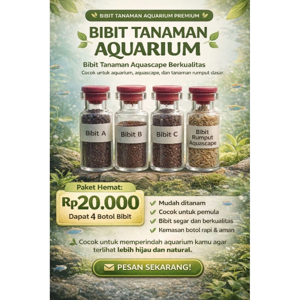 BIBIT TANAMAN AQUARIUM / AQUASCAPE