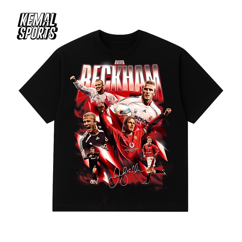 Kemal Sports Merchandise - David Beckham (Manchester United, Real Madrid) T-Shirt