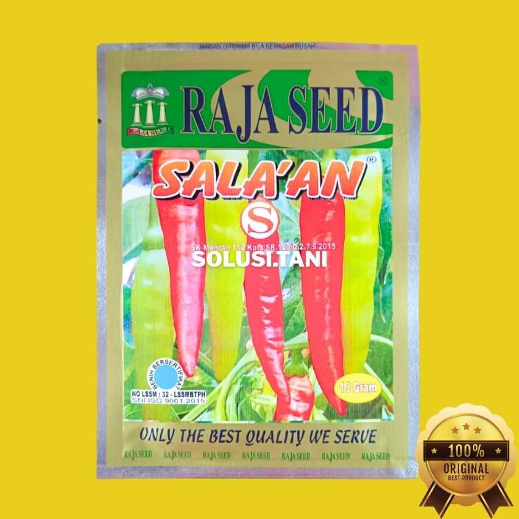 Benih SALA'AN 10 Gram - Cabai Rawit Merah - Raja Seed