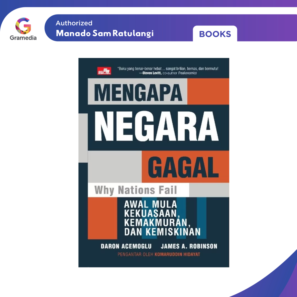 Gramedia Manado-Mengapa Negara Gagal - Why Nations Fail