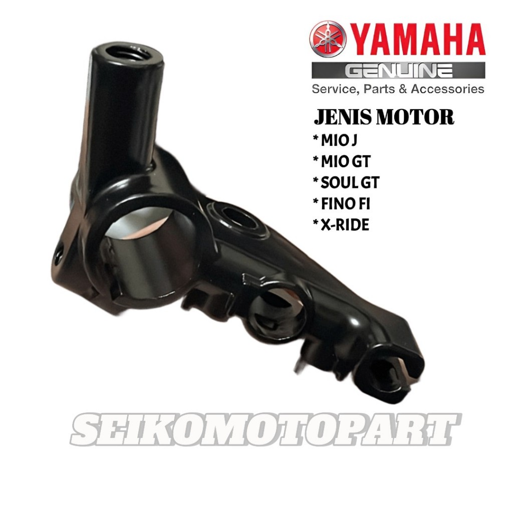 Dudukan Handle Kiri (Hitam) Motor YAMAHA MIO J Dudukan Spion MIO GT, SOUL GT FINO FI X-RIDE
