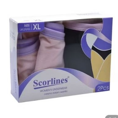 Scorlines Celana Dalam Wanita XL 2 pcs 
