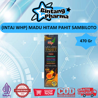 (INTAJ WHP) MADU HITAM PAHIT SAMBILOTO (470GR) - MENGOBATI DIABETES/HIPERTENSI/JANTUNG/DLL