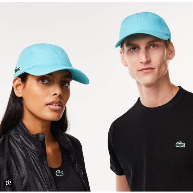 topi LACOSTE CORE PERFORMANCE tennis GOLF CAP RK2662-SPI Pale BlueLightweight Diamond Taffeta Sport 