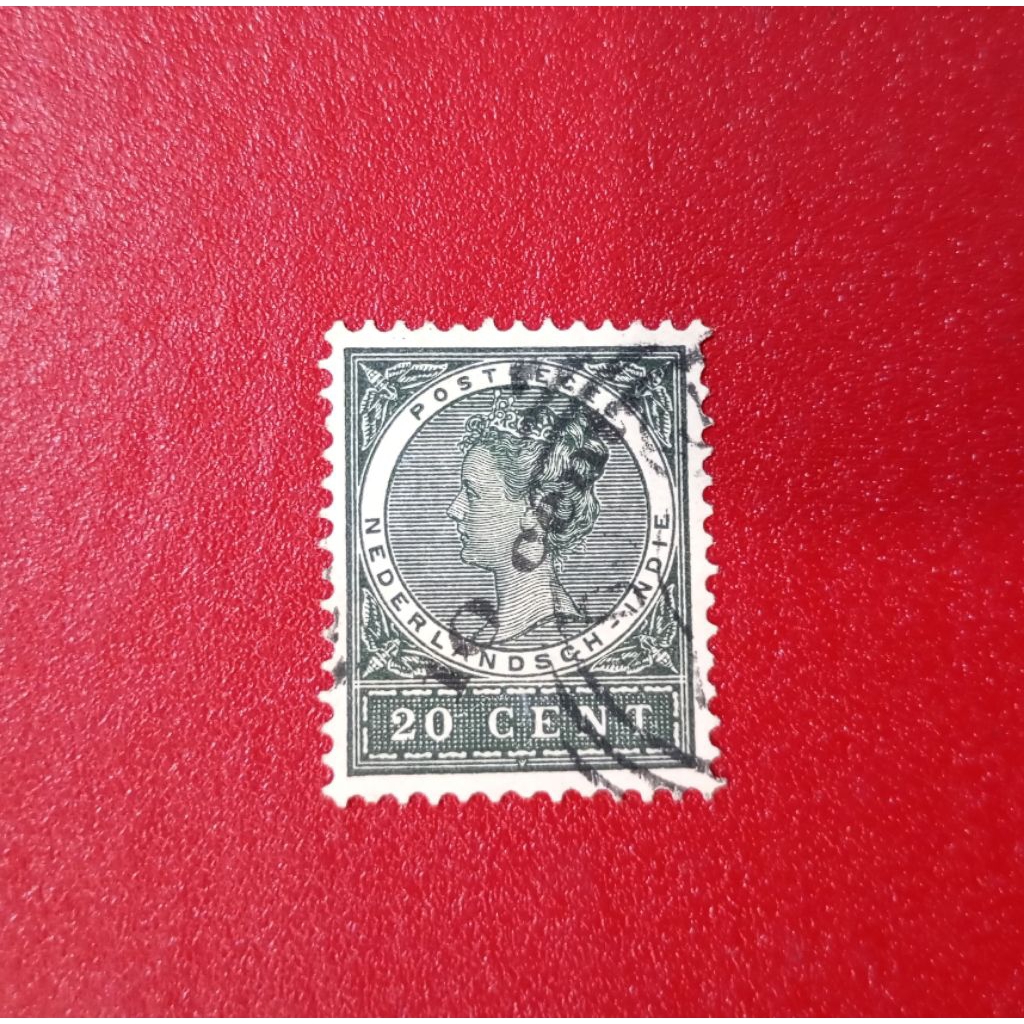 PRANGKO NED INDIE CETAK TINDIH 10 CENT 1905