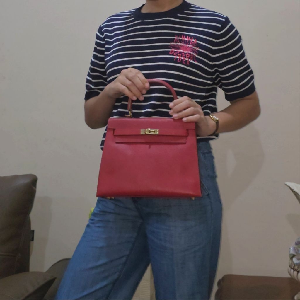 Tas Hermes Merah Preloved/Second