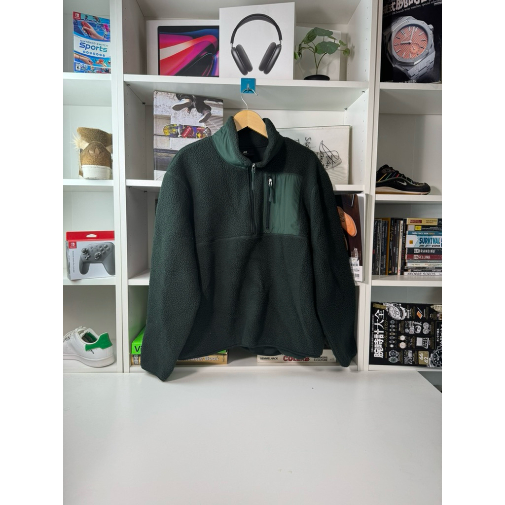 Jaket h&m thermolite faux shearling