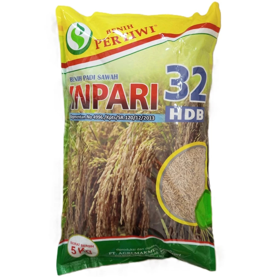 Inpari 32 HDB Pertiwi (5 Kg) Benih Padi Bersertifikat PT. Agri Makmur Pertiwi