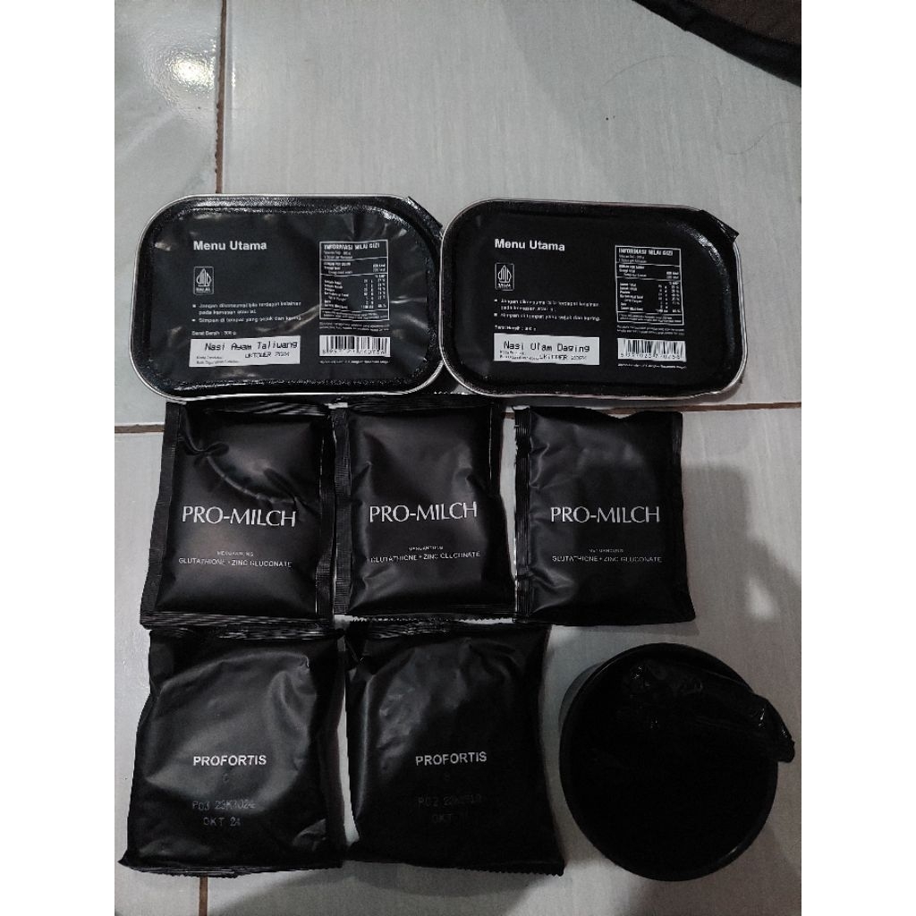 Ransum TNI Naraga Plus - Makanan Instan Praktis, Pilihan Menu Lengkap, Hidangan Siap Saji