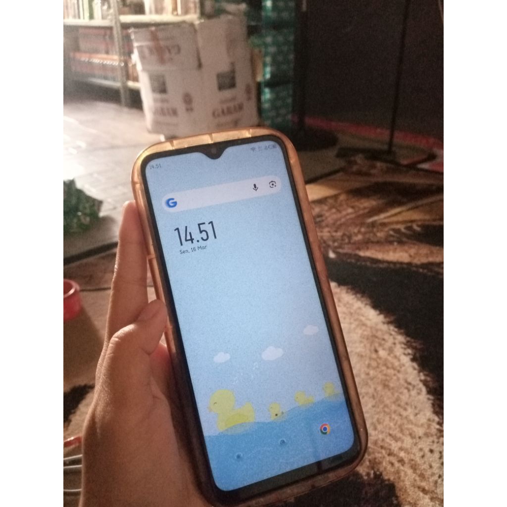 Hp second infinix hot 11 play 4/64 kondisi mulus