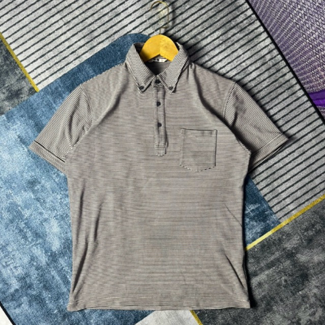 KAOS POLO UNIQ LO STRIPE GREY SECOND