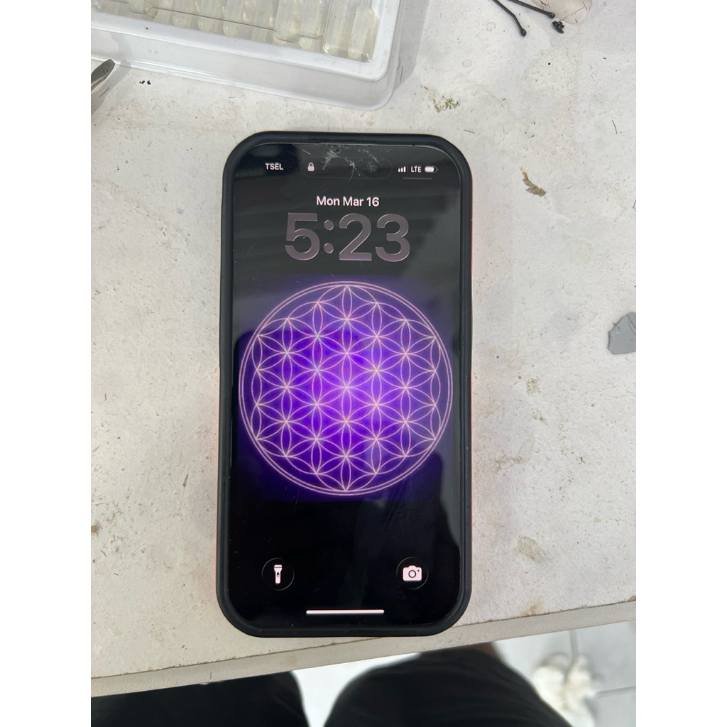 LCD IPHONE 14 PRO COPOTAN MINUS RETAK KACA AJA