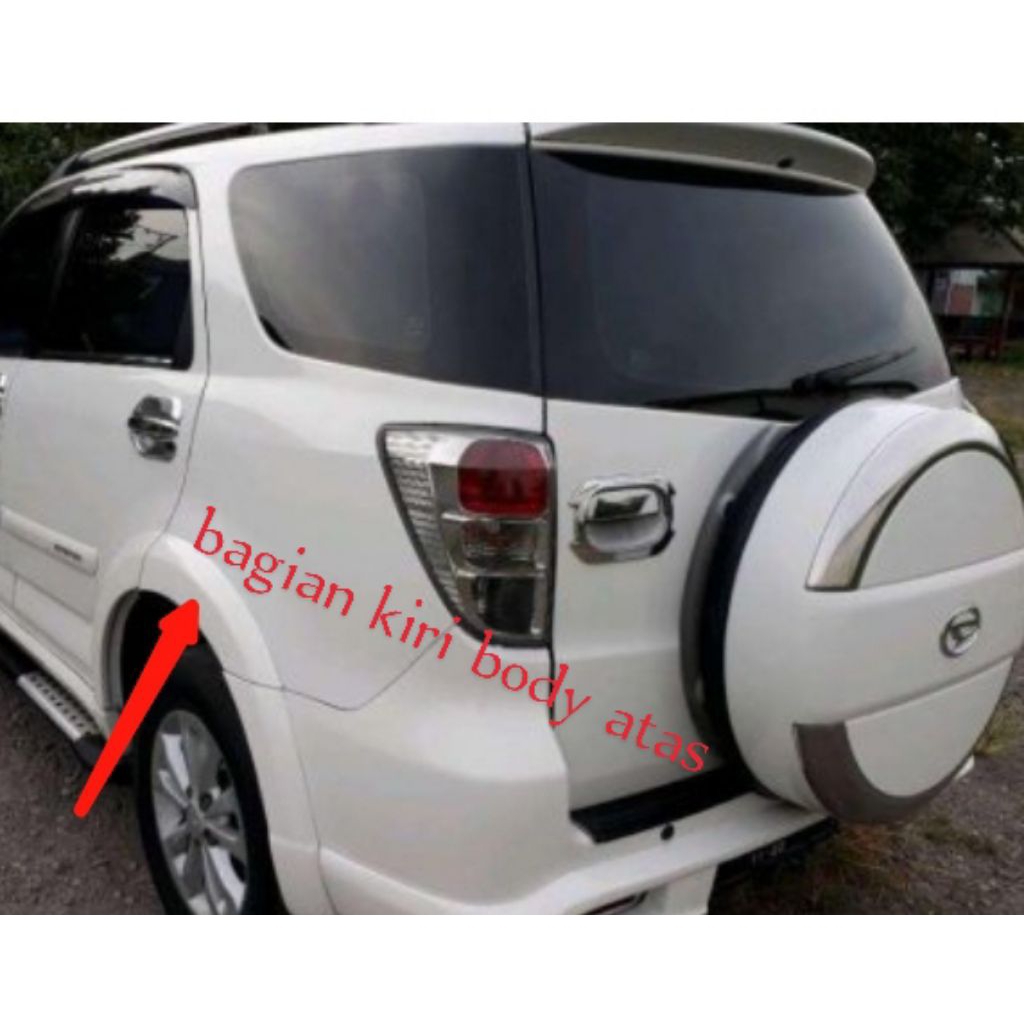 over fender Terios tx adventure bagian belakang