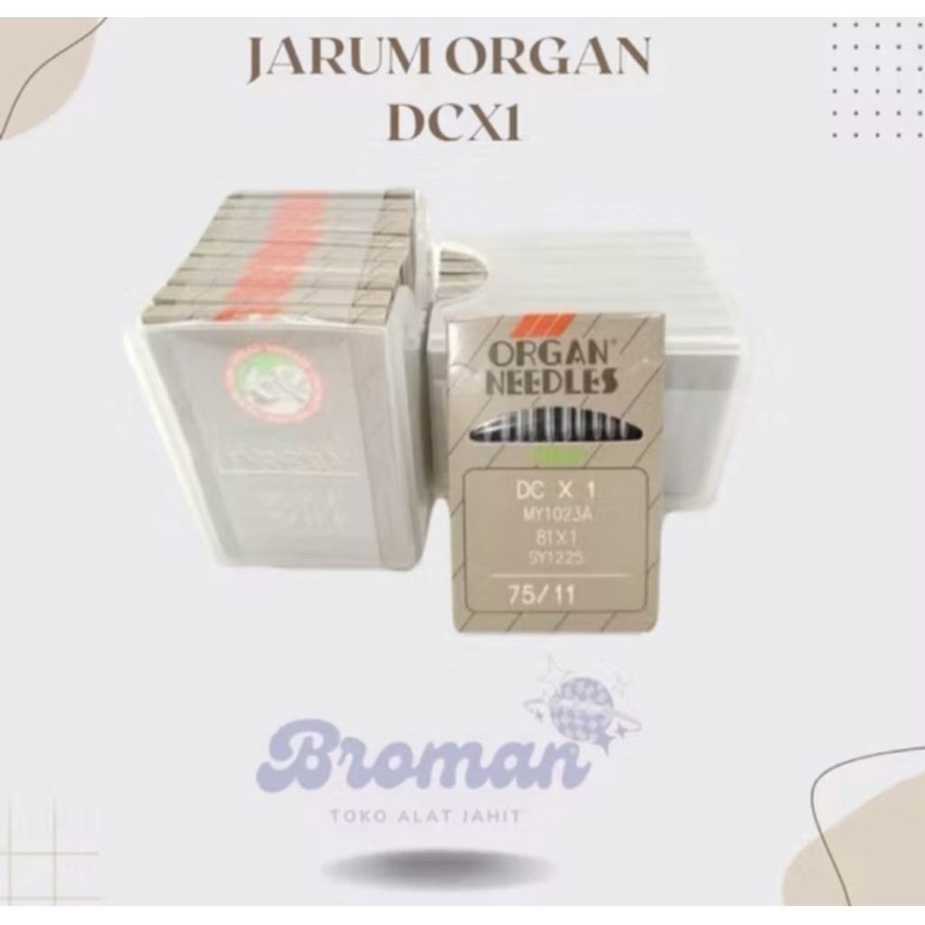 JARUM DCX1 ORGAN/JARUM ORGAN DCX1/JARUM JAHIT/JARUM MESIN JAHIT