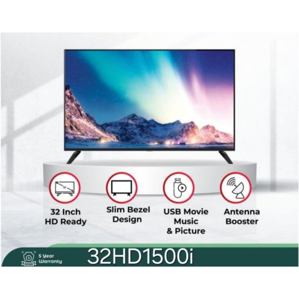 TV SHARP LED 2T-C32HD1500I (32inchi) bergaransi resmi 5thn