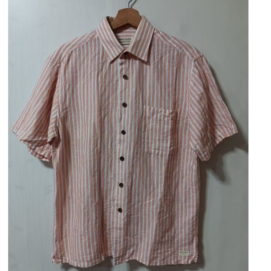 Kemeja pria Salur lengan pendek ARNOLD PALMER size M