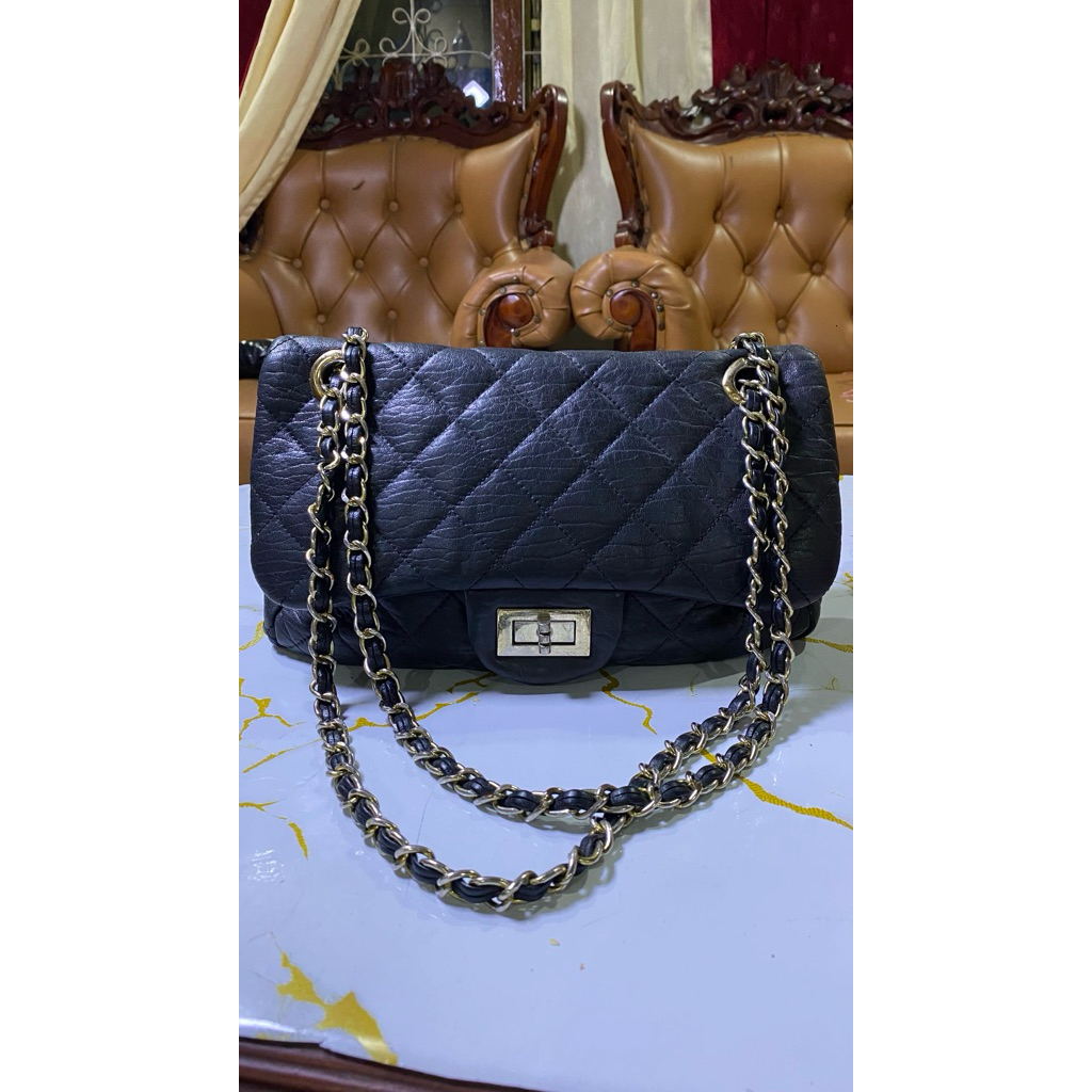 preloved sling bag shoulder bag chanel kulit asli