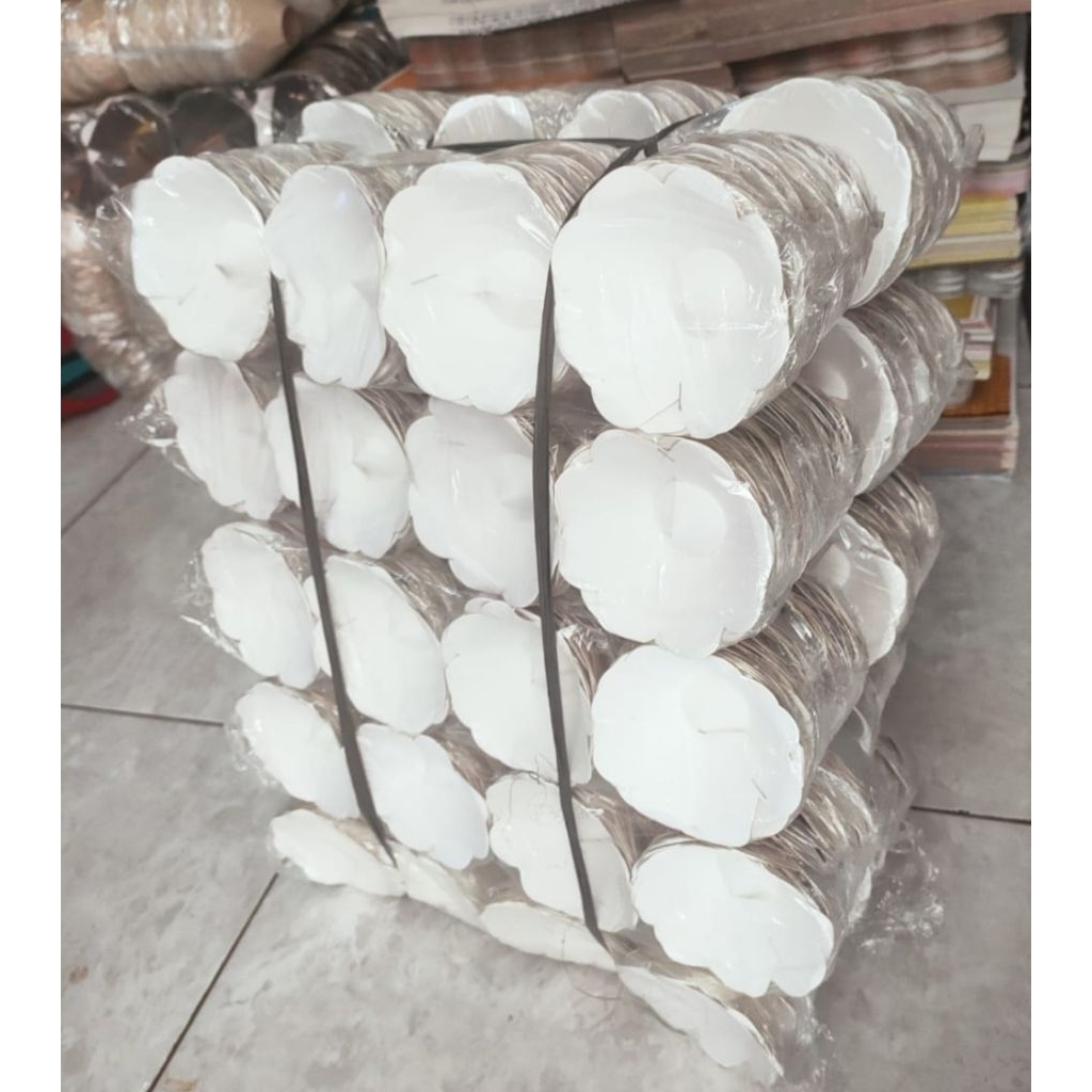 Grosir 1 ikat sudi putih polos bahan ivory. isi 2000 pcs. sudi bikang klepon