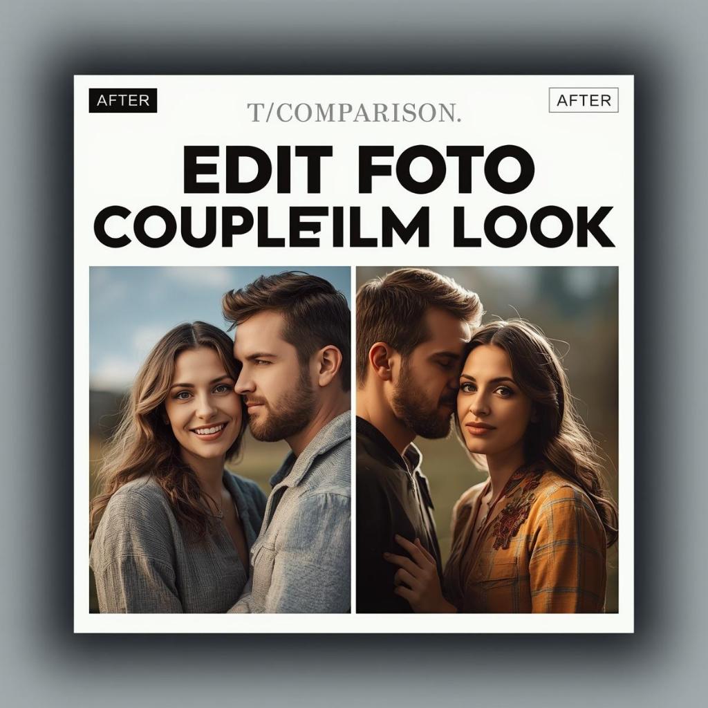 Edit Foto Couple Film Look
