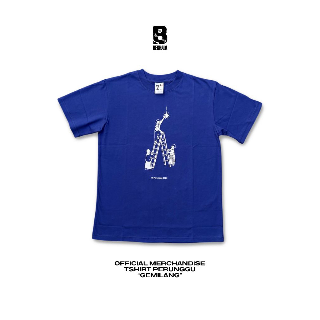 Perunggu - Pasti Doamu (Gemilang) | Blue T-Shirt Band Original Merchandise