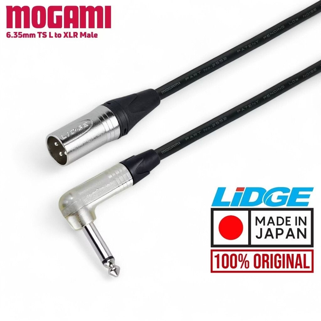 Mogami Original | Kabel Gitar Mogami Jack Gitar to XLR Male - (MOGAMI, LIDGE, XLR MA - AKAI TS-L)